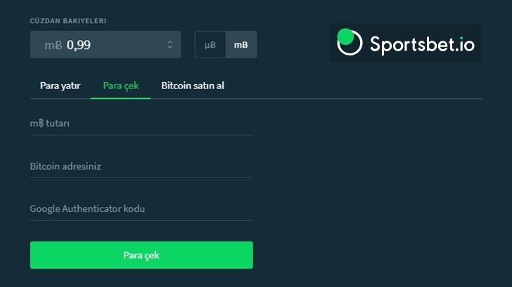 Sportsbet Para Çekme