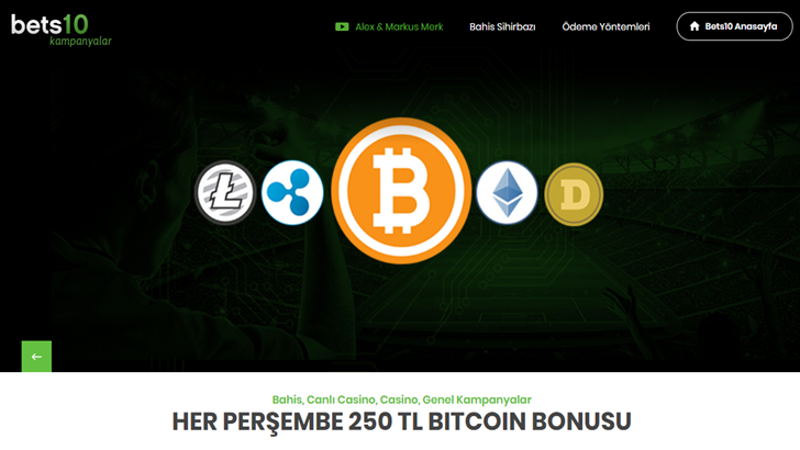 bets10 perşembe btc bonusu