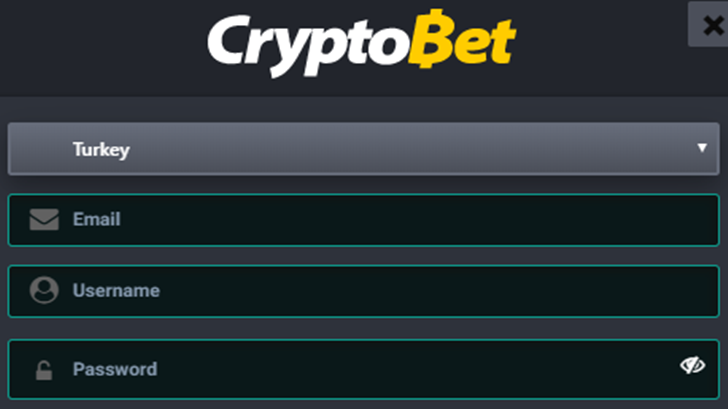 Cryptobet üyelik açma